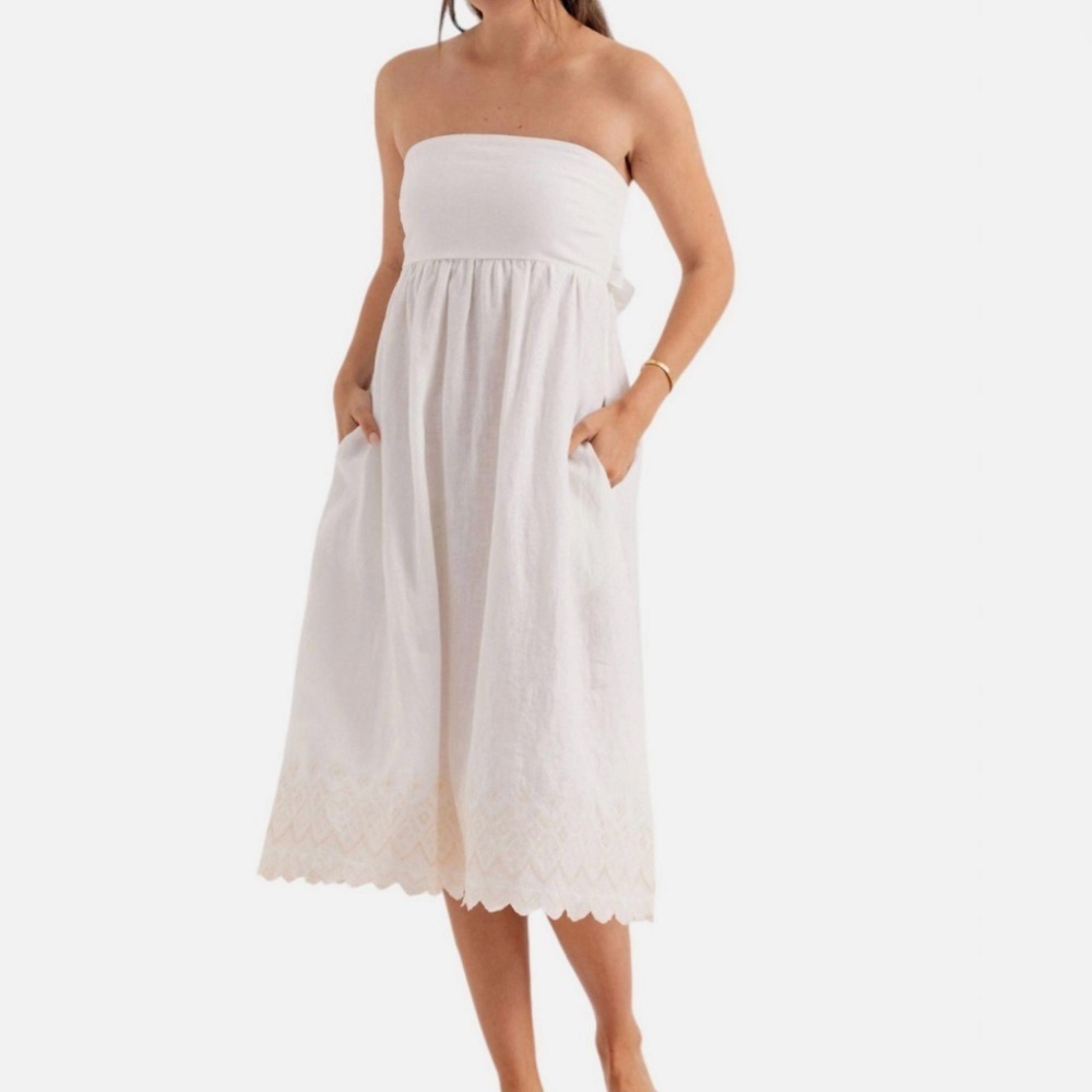 Sundays Logen Dress-Ivory - Picture 3 of 12